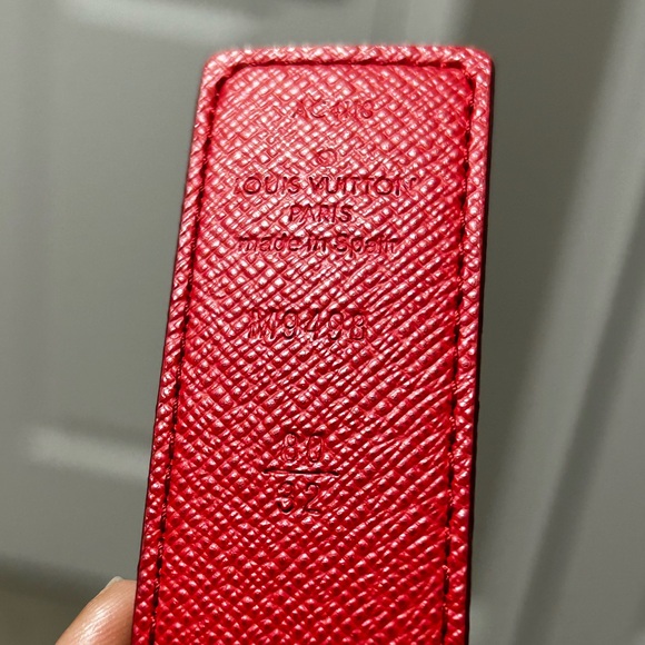 LV Initiales Reversible Belt - Monogram/Red - Picture 4 of 7
